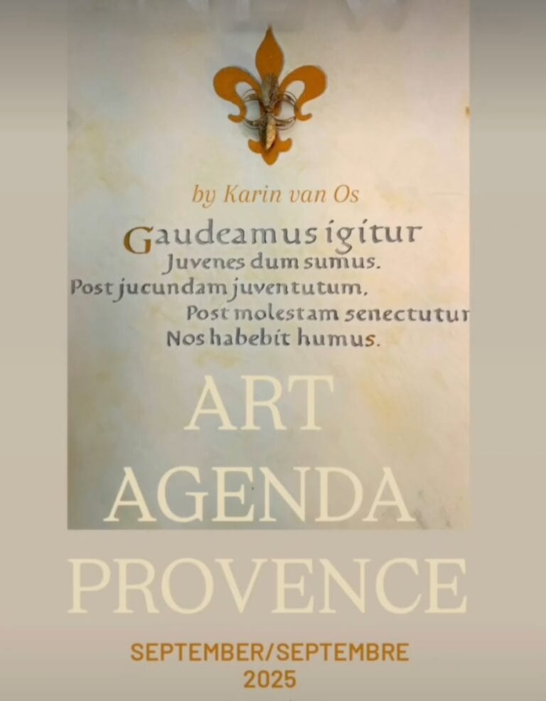 Art Agenda Provence -september 2025 - hoofdfoto
