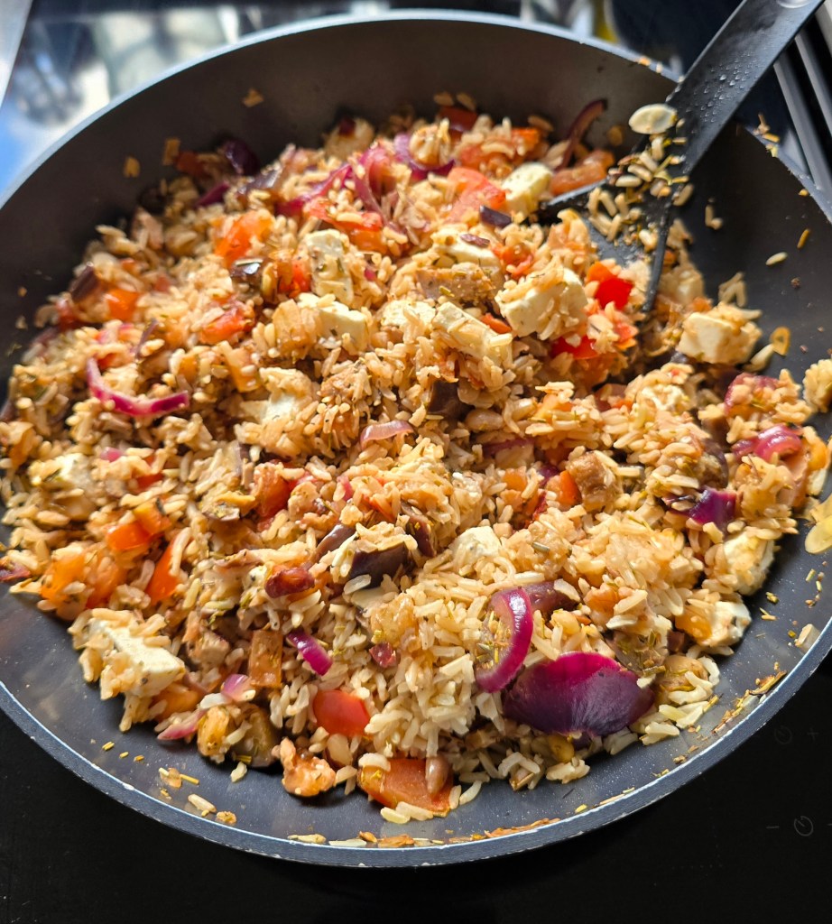 Provencaalse rijstschotel