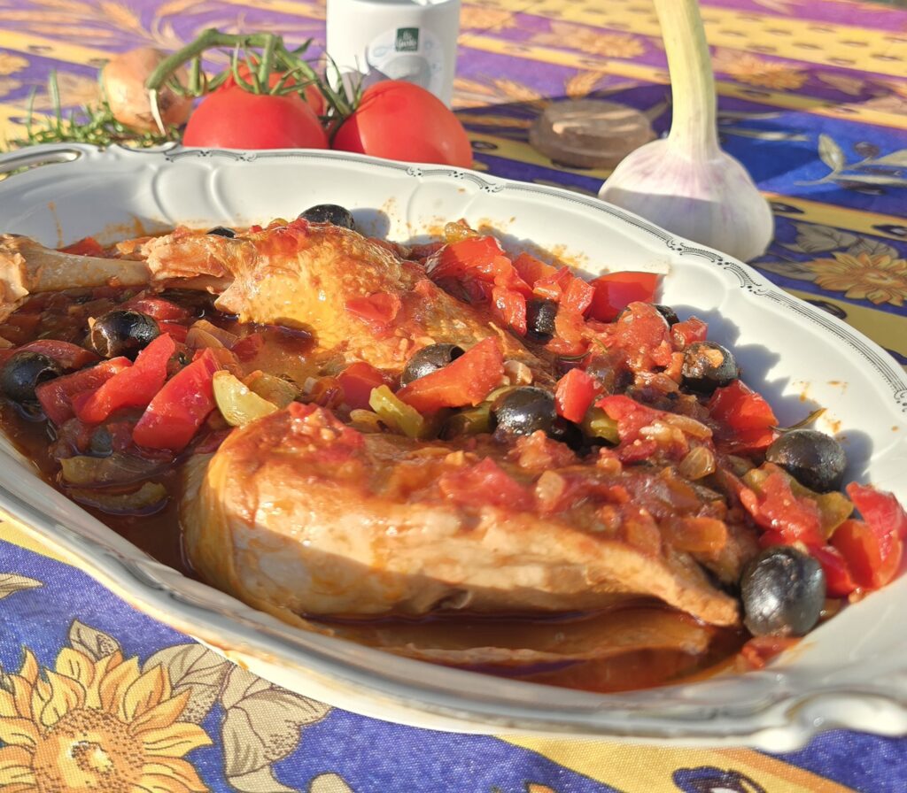Provencaalse kip met nduja